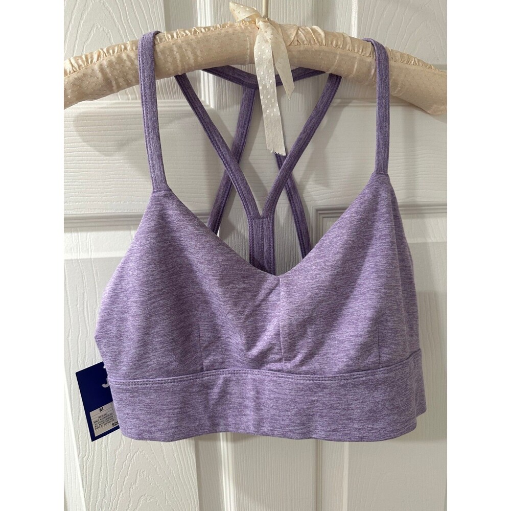 NWT JoyLab Lavender Sports Bra Medium Sunlit Allium